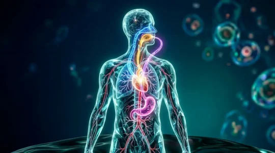 Représentation visuelle du parcours d'une molécule de CBD dans l'organisme humain montrant les différentes voies d'administration