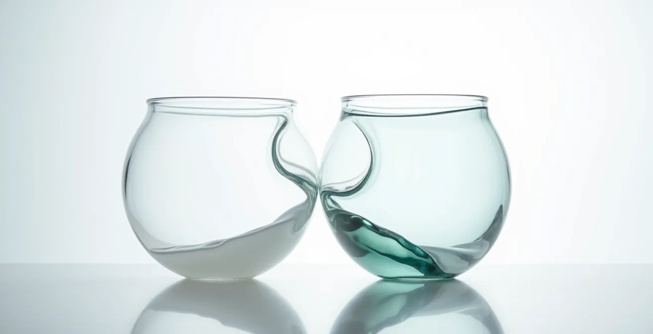 Présentation comparative de flacons de e-liquides à base végétale pour gorges sensibles