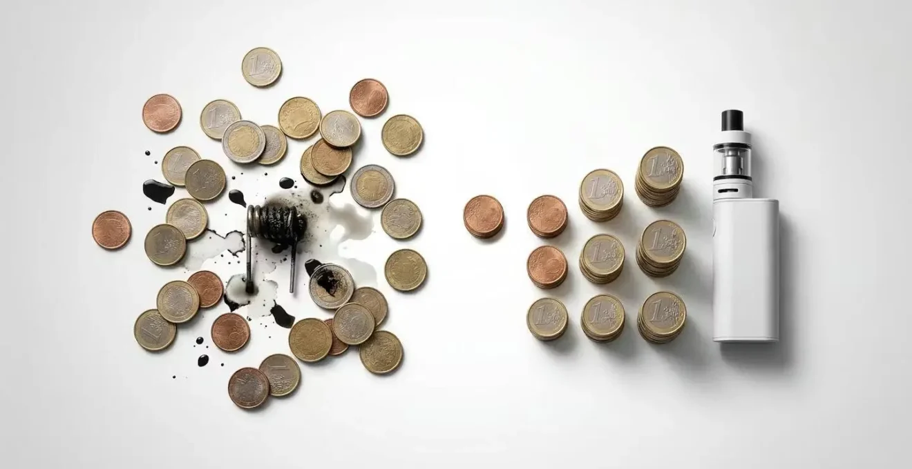 Visualisation économique du coût réel entre arômes alimentaires et arômes spécialisés pour e-liquide