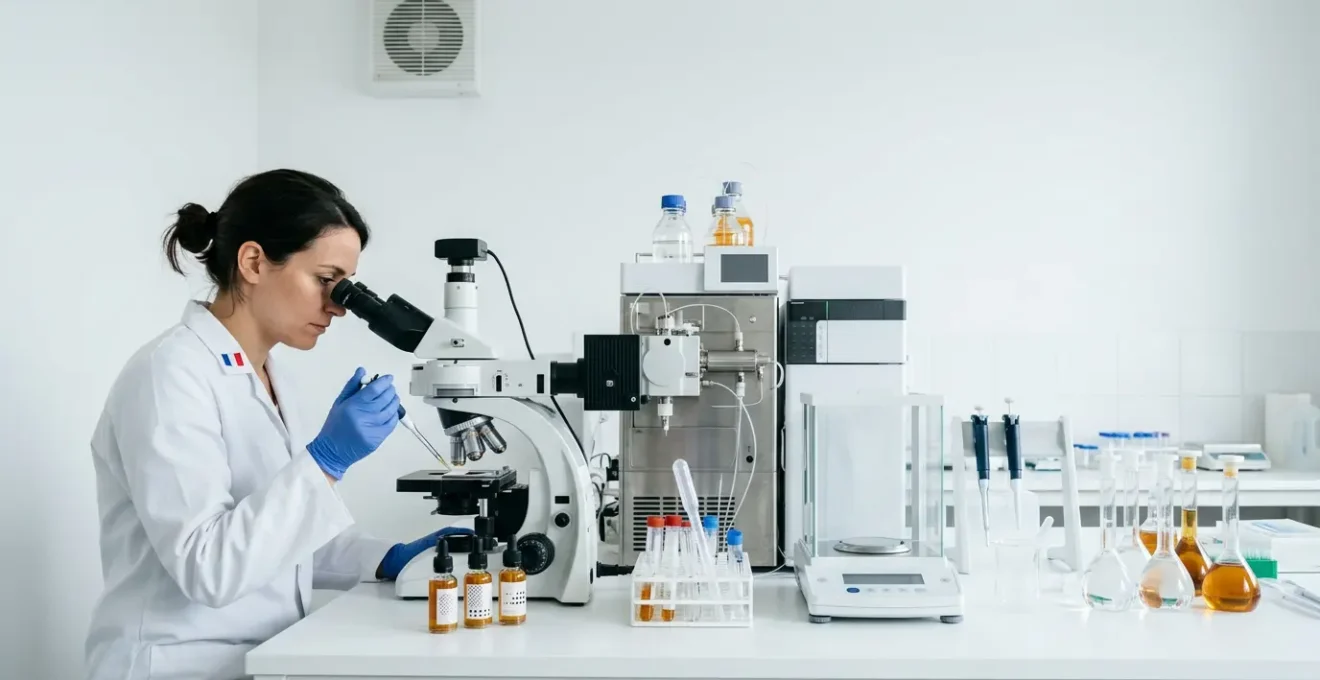 Contrôle qualité d'un e-liquide français en laboratoire avec analyse chromatographique