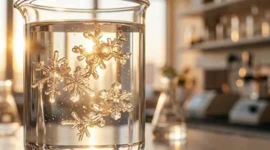 Molécules de terpènes et vapotage CBD dans une atmosphère scientifique moderne