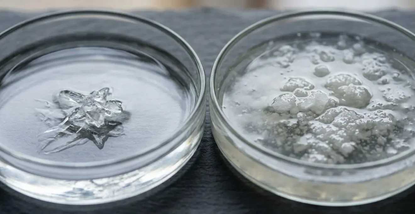 Comparaison de la dissolution du CBD dans le PG versus la VG